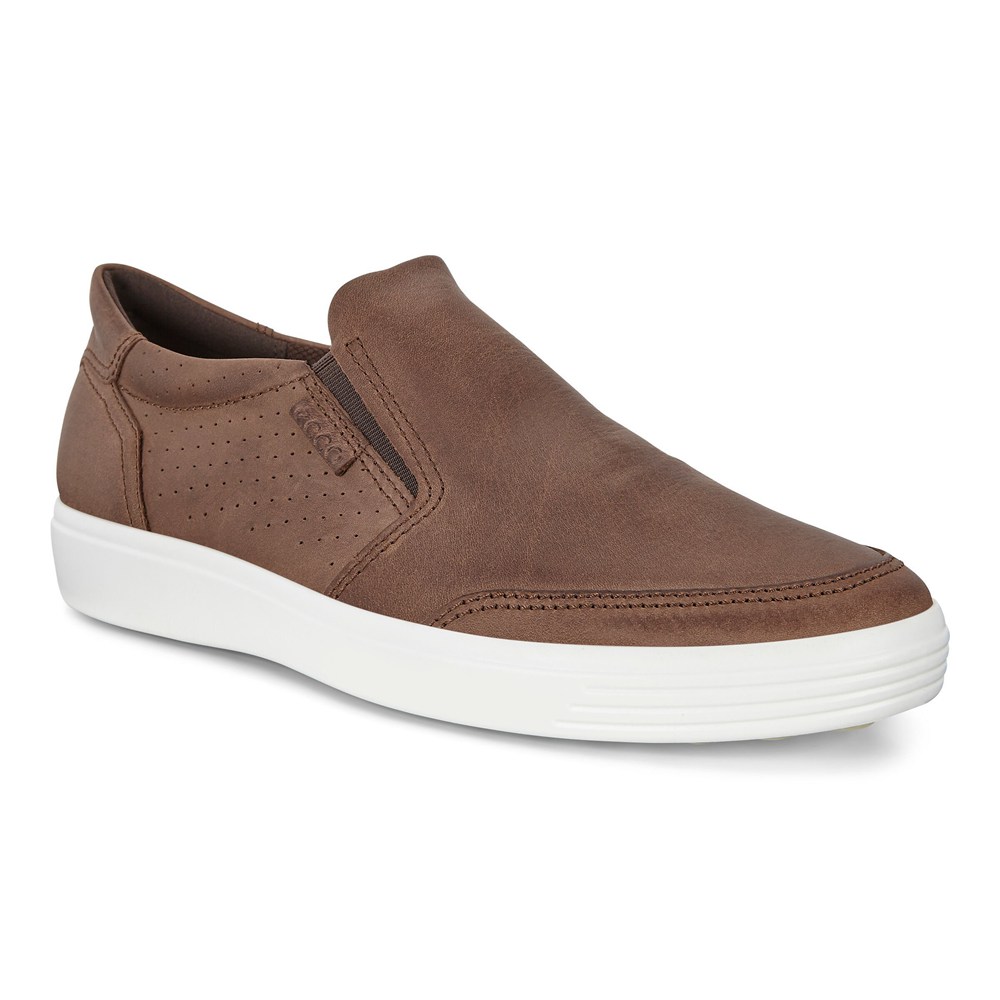 Slip On Hombre - ECCO Soft 7 Sneakerss - Marrom - NXH853290